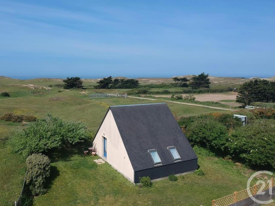 Tipi Des Dunes Surtainville Bagian luar foto